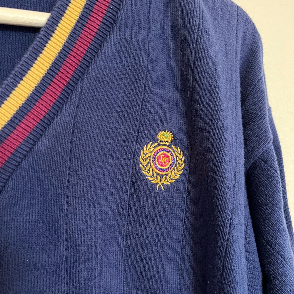 Vintage Liz Claiborne tennis sweater - Picture 3 of 4